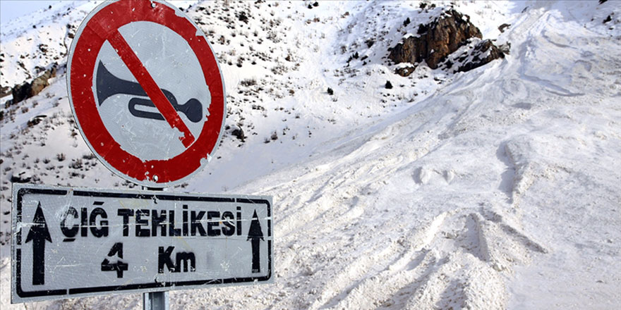 Sivas için çığ ve gizli buzlanma uyarısı