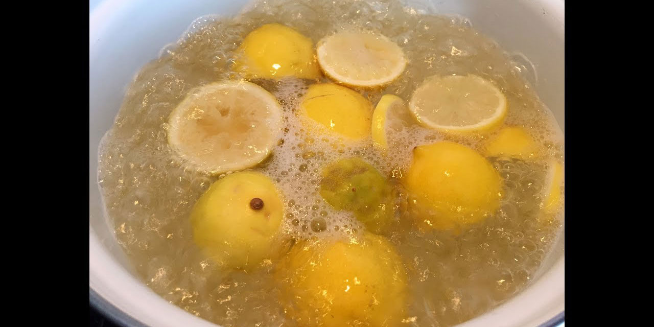Kainat eczanesinden haşlanmış limon vücudu tertemiz yapıyor