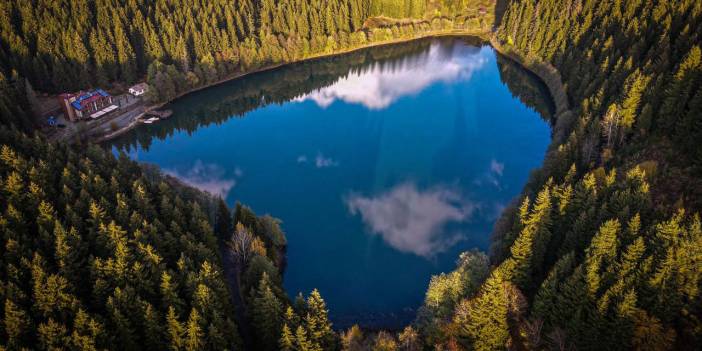 Şavşat Karagöl'de sonbahar bir başka güzel
