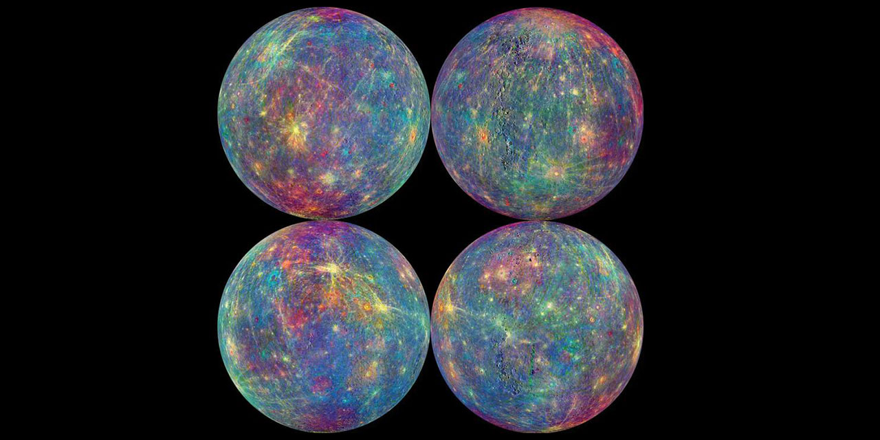 NASA paylaştı: Merkür'ün yeni fotoğrafları