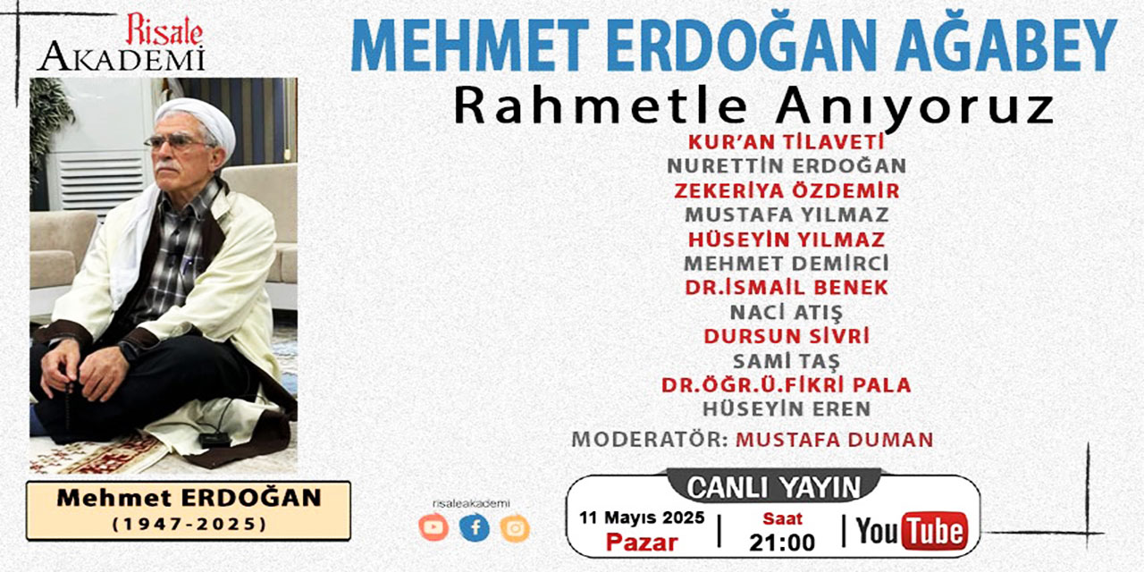 Mehmet Erdoğan Hocayı anma programı