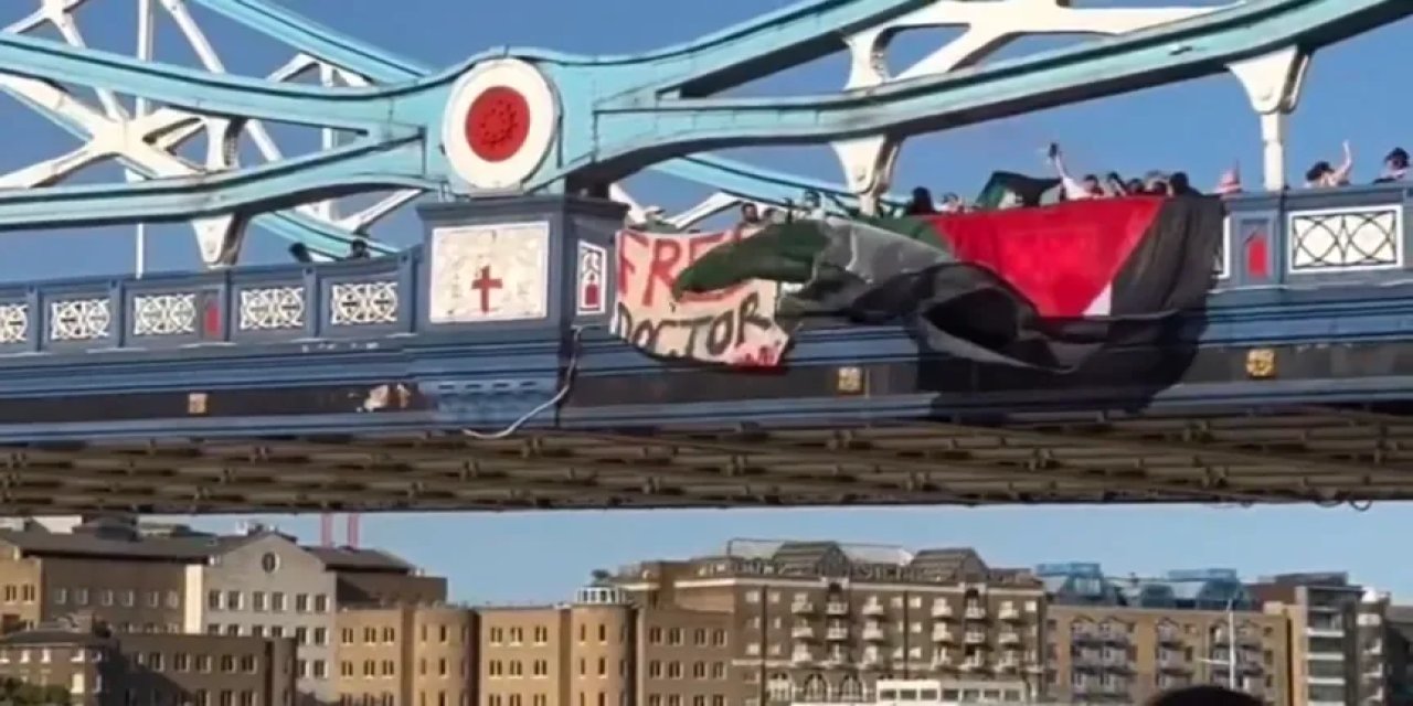 Londra'da Filistinli doktor Ebu Safiyye'nin serbest bırakılması için eylem düzenlendi