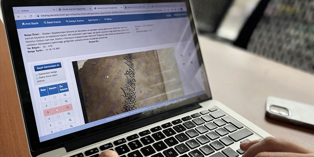 Memleketinizle ilgili birçok arşiv belgesi yayında