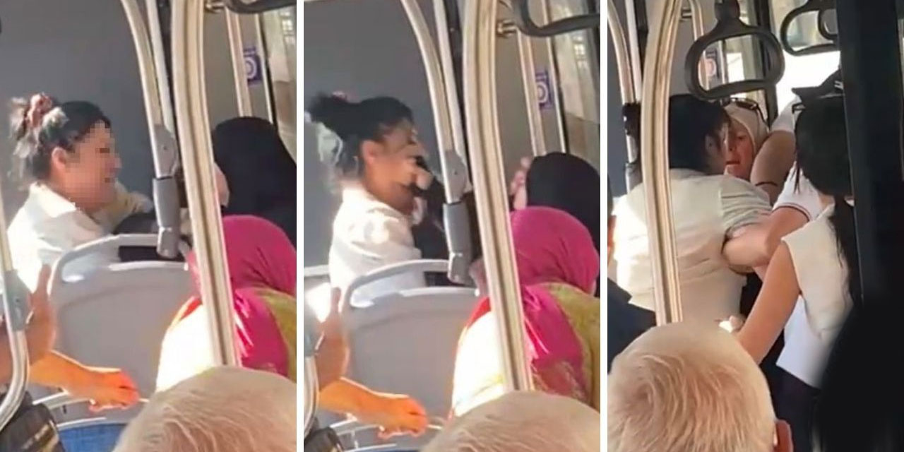Halk otobüsünde başörtülü kadına saldırdı: Defolun gidin lan buradan!