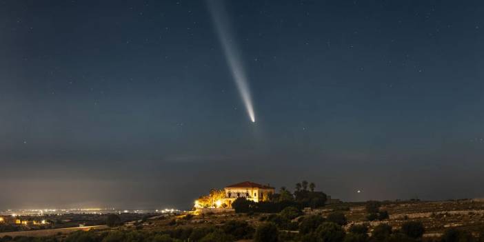 Son 13 yılın en parlak kuyruklu yıldızı görüldü