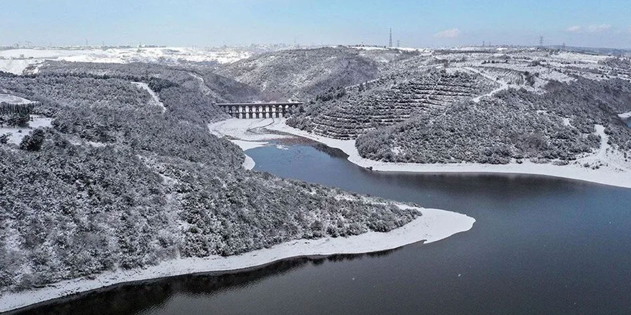 İstanbul barajları beyaz rahmetin ardından bereketlendi