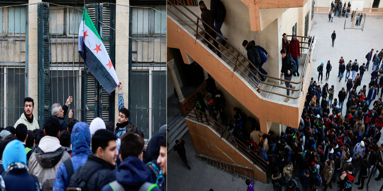 Suriye'de okul zilleri yeniden çaldı