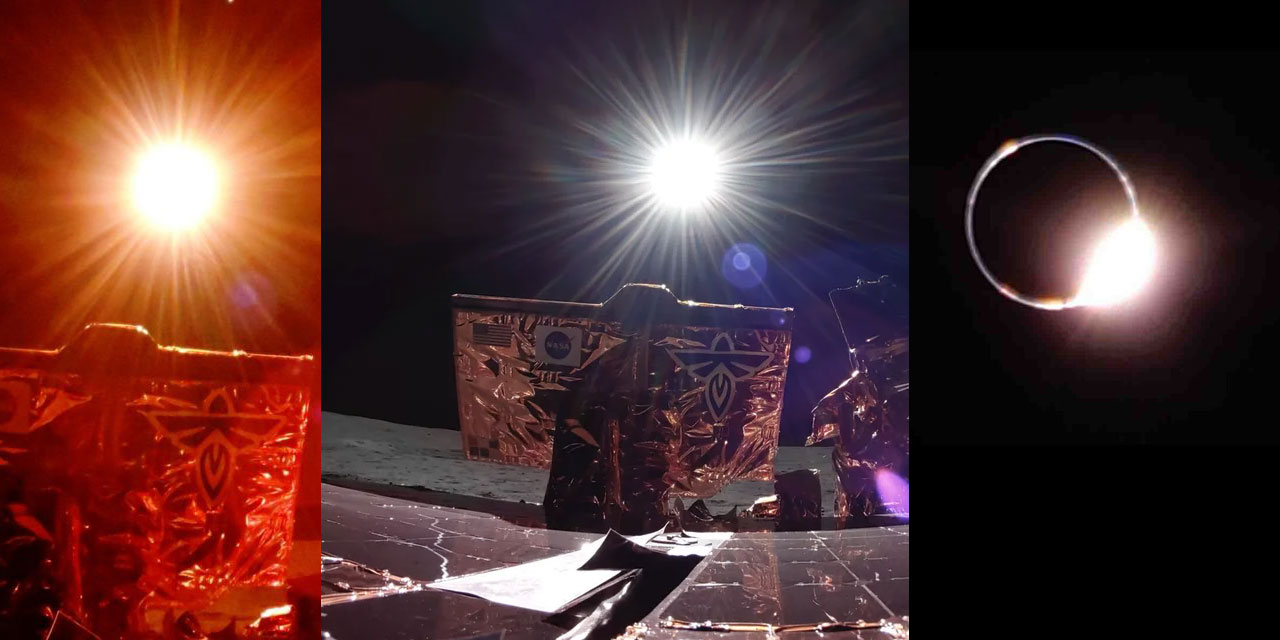 Güneş tutulması Ay'dan böyle göründü