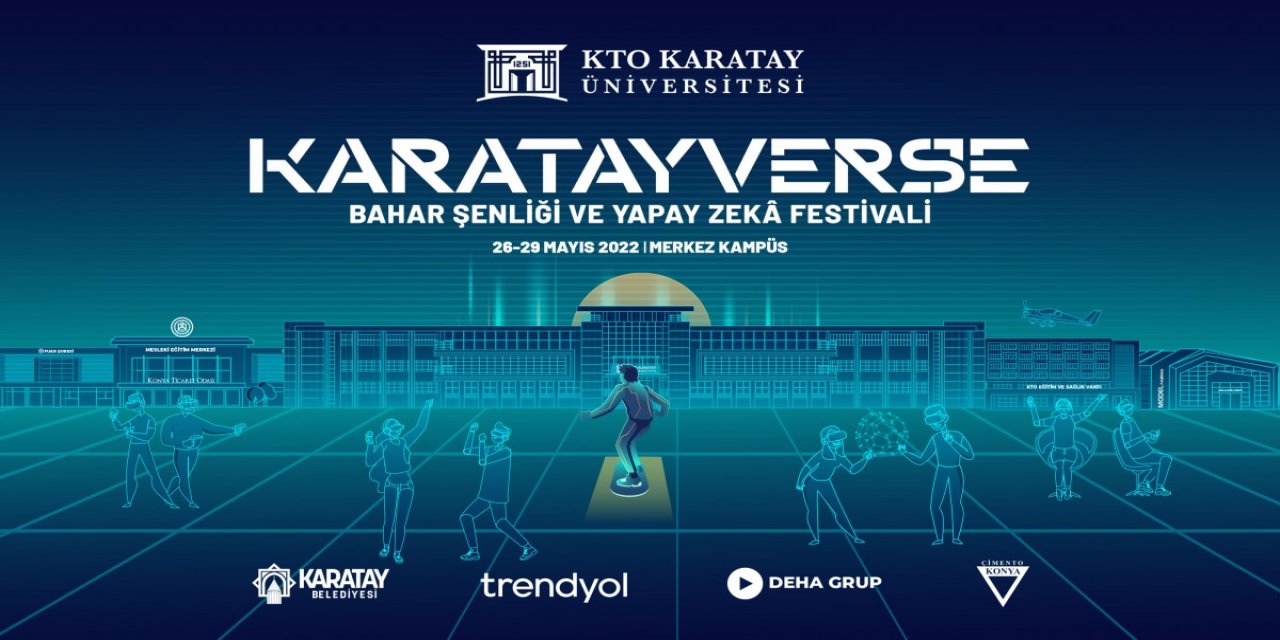 Konya'daki üniversite, yapay zeka temalı bahar şenliğiyle örnek olmak istiyor