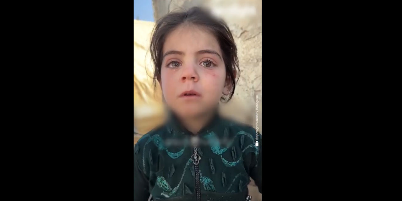 Gazzeli küçük kız çocuğu: Yiyeceğe ihtiyacım var