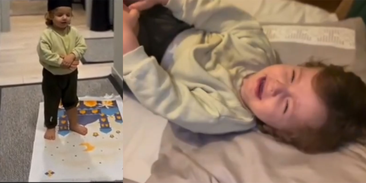 Namazını kılmadığı için ağladı: Maşallah, Barekallah!