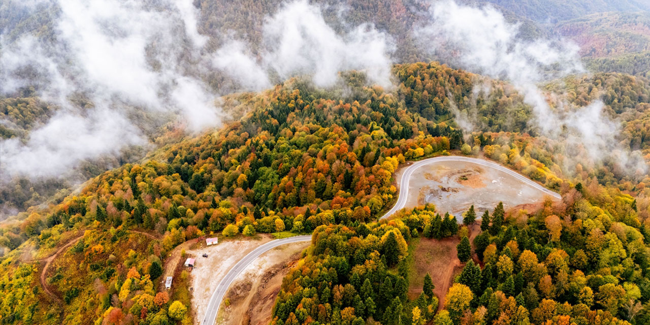 Çam Dağı'nda rengarenk sonbahar tefekkürü başladı