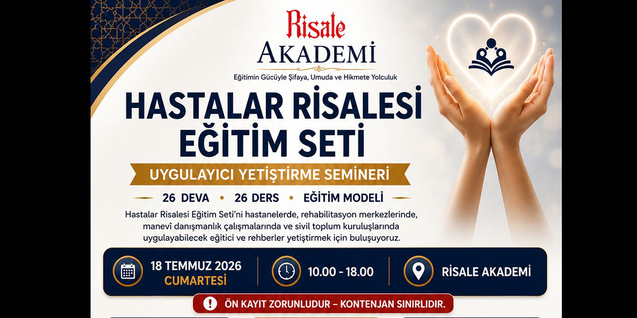 Hastalar Risalesi Eğitim Seti Uygulayıcı Yetiştirme Semineri