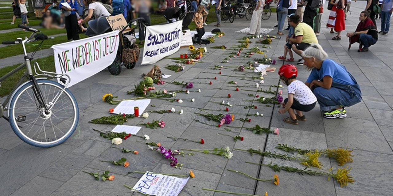 Almanya'da bir grup anne, hükümeti israile karşı harekete geçmeye çağırdı