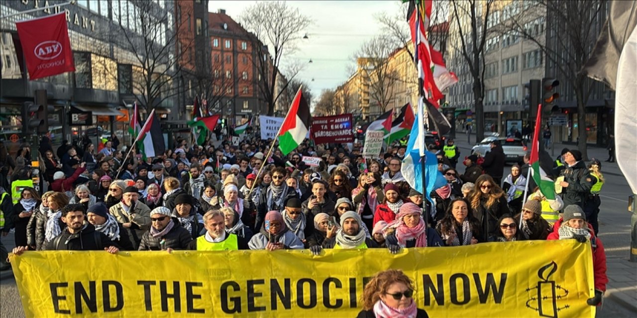 Avrupa'da İsrail ve destekçileri protesto edildi