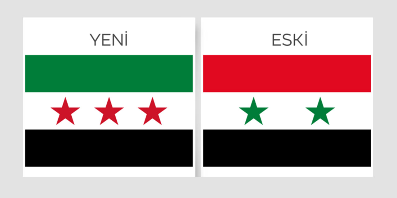 Suriye'nin yeni bayrağının anlamı: 3 yıldız ve yeşil