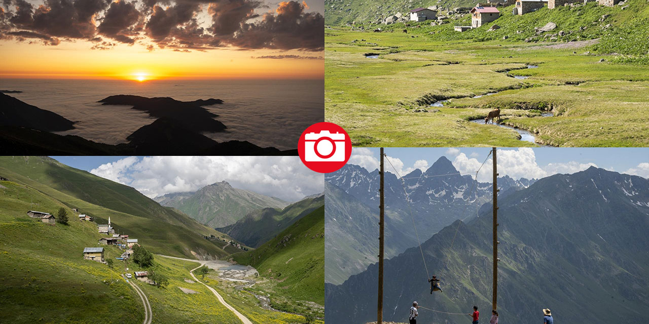 Yaz aylarının aranan bölgesi Kaçkar Dağları