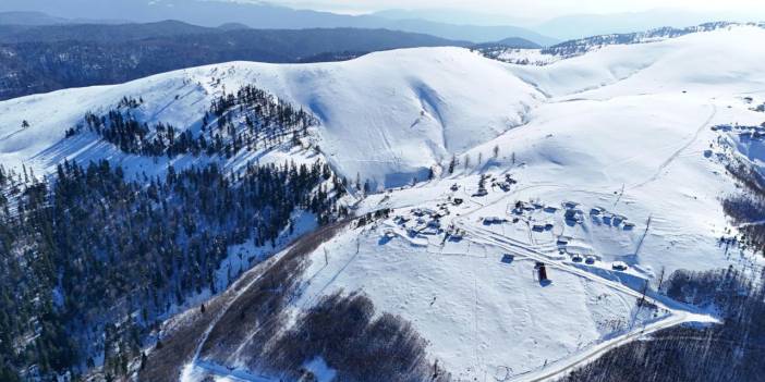 Kardüz Yaylası'nda kış manzaraları