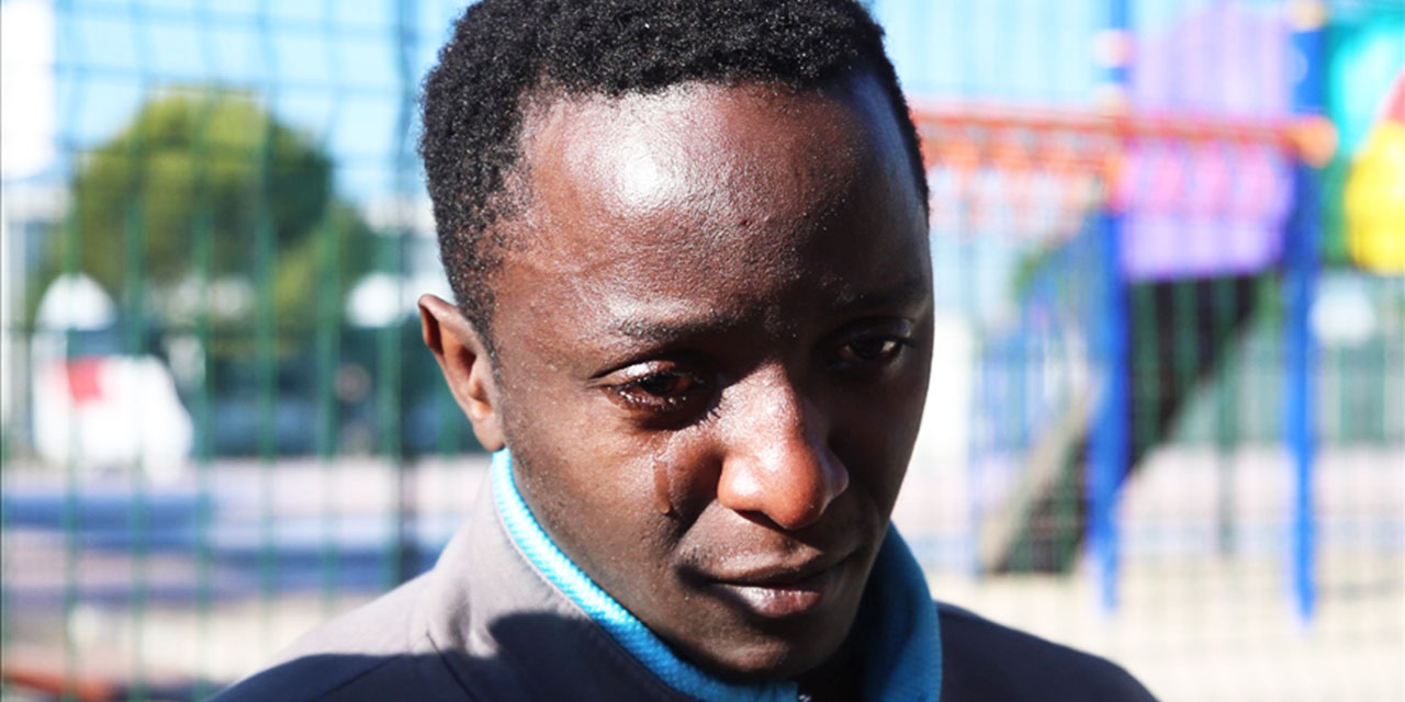 Göç ederken eşini ve doğmamış çocuğunu kaybeden göçmenin gözyaşları