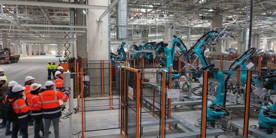 Togg'da robotlar provalara başladı