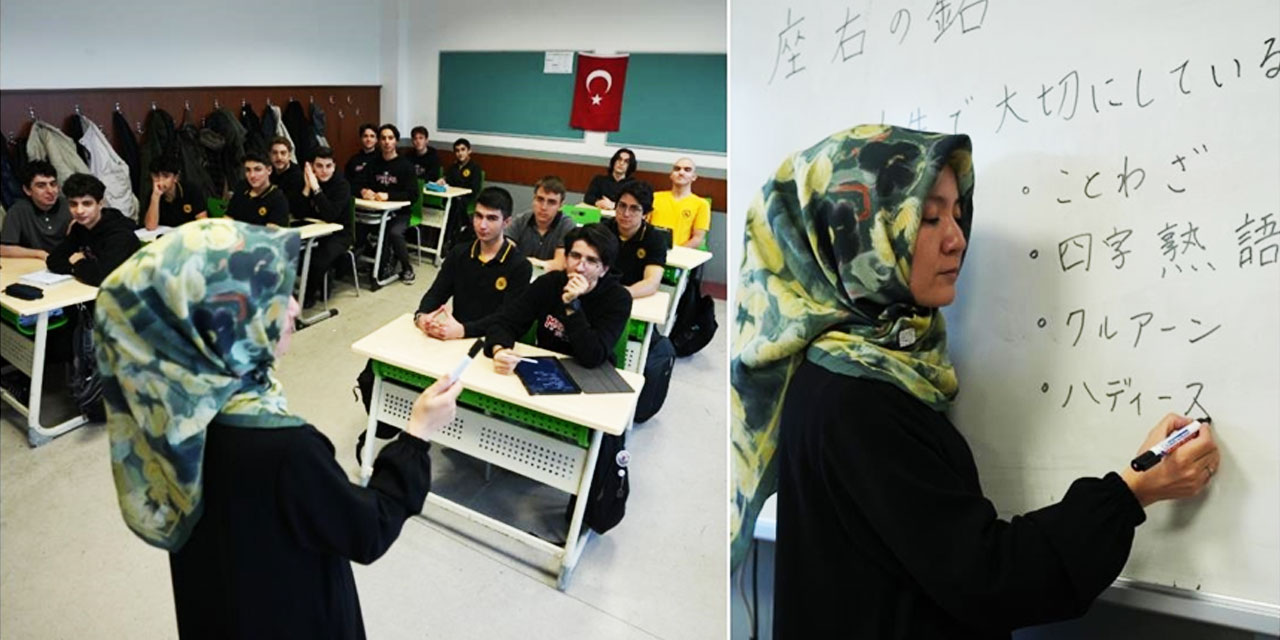 İslam'ı sevmeyen Japon Satoko Müslüman oldu, şimdi İmam Hatip'te öğretmen!