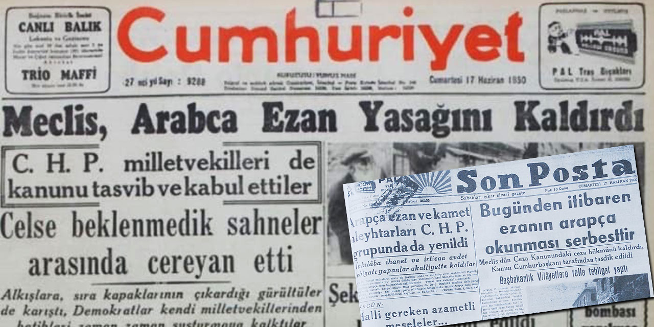 Türkçe ezan komedisi 73 yıl önce bugün sona erdi
