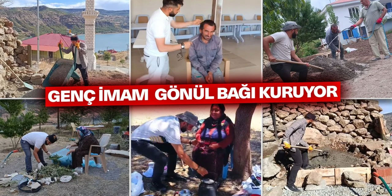 Cami dışında da hizmet eden genç imam: Gösterişe kapı aralamadan, ihlası zedelemeden!