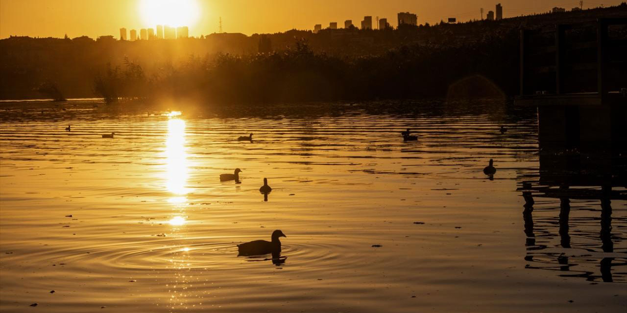 Ankara'da gün batımı