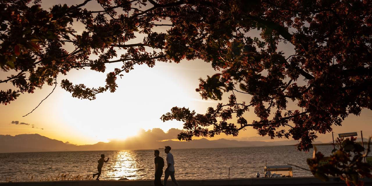 Beyşehir’de gün batımı