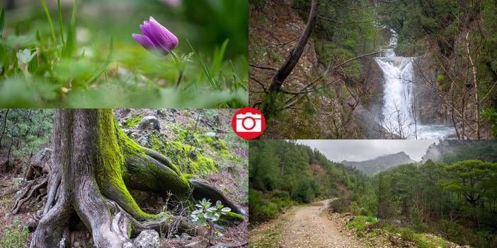Antalya'daki Gelin Şelalesi ne güzel yaratılmış