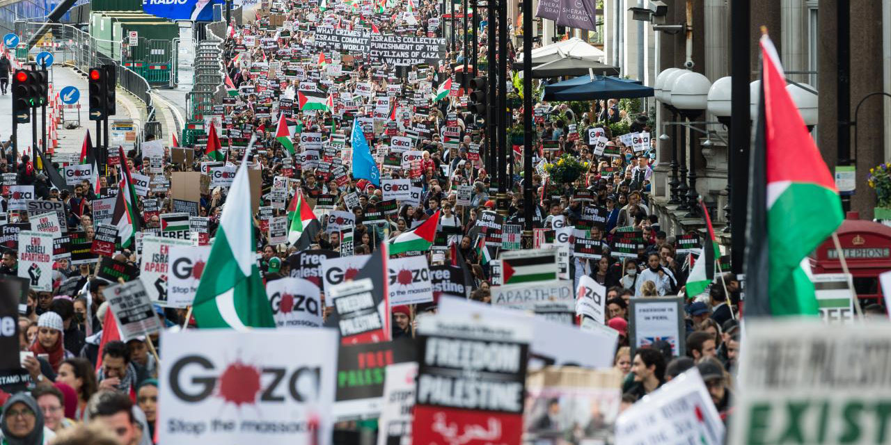 Avrupa halkları Filistin'e destek için meydanlarda