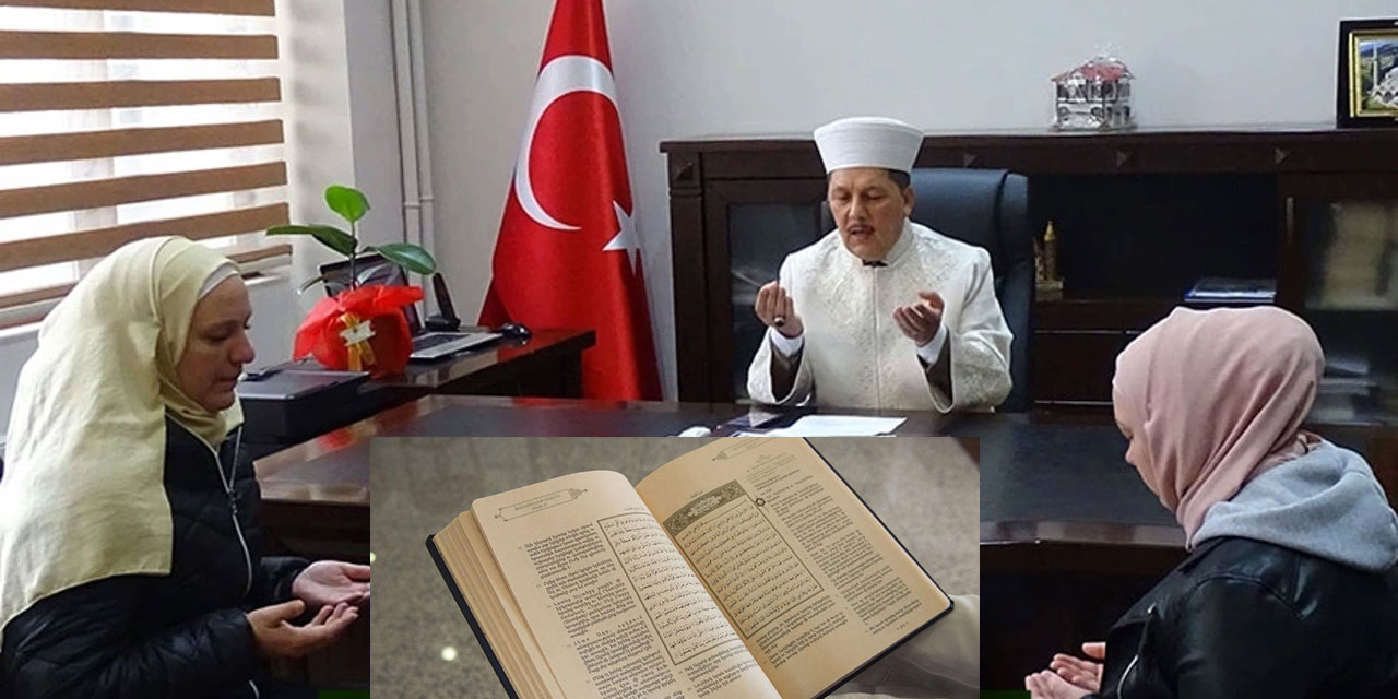 Hiç bir dine inanmayan Ukraynalı kız kardeşler Müslüman oldu