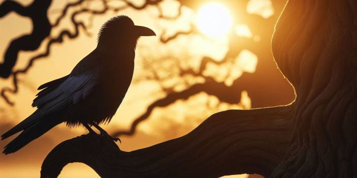 'Allahu Ekber' diyen karga